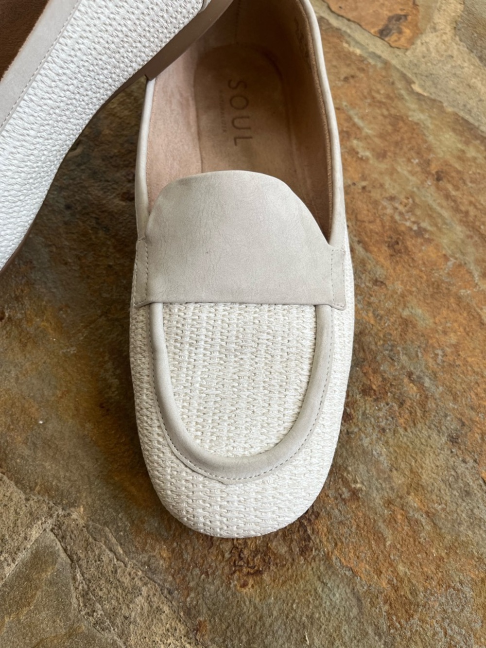 Naturalizer Cream Woven Loafers Size 11 Womens - Picture 2 of 5